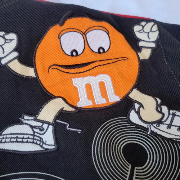 Vintage JH Design M&Ms Racing Jacket Character with Attitude Youth Size L 9-10 - Picture 7 of 16